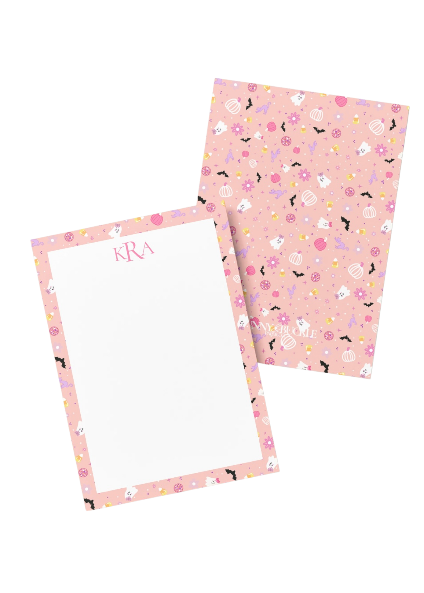 Disco Boo personalized stationery set